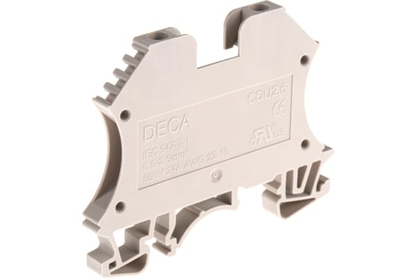 Product image for Screw Clamp Terminal Blocks, 2.5sq.mm