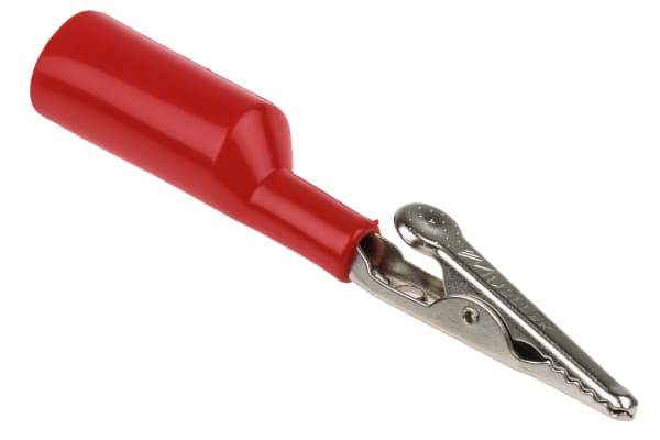 Product image for RED INSULATED ALLIGATOR CLIP