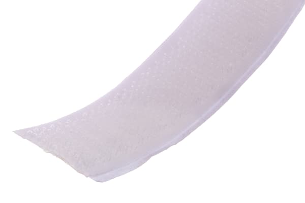Product image for White hook strip,5m L x 20mm W