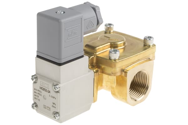 Product image for 2 Port Solenoid Valve Single Unit, 3/4