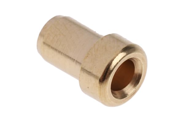 Product image for 2mm press-in machined brass socket