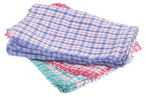 Product image for Multi-Coloured Tea Towels, Pack of 10