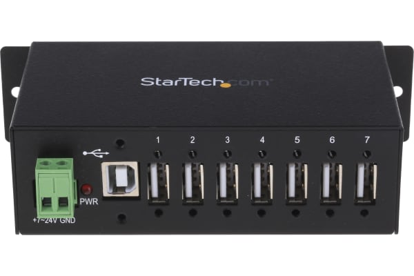 Product image for MOUNTABLE 7 PORT RUGGED INDUSTRIAL HUB