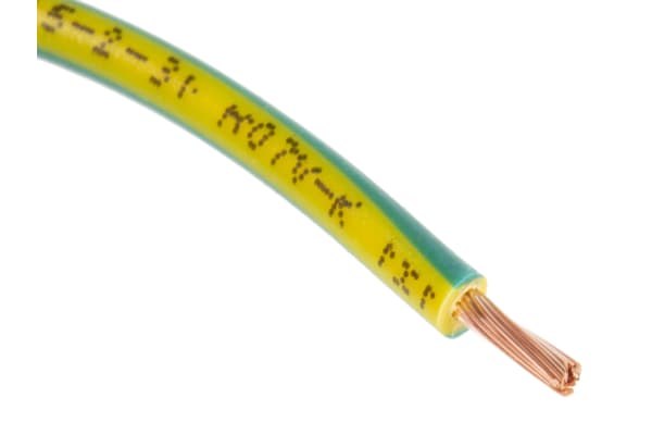 Product image for N07V-K 1.5mm Green/Yellow Cable 100m