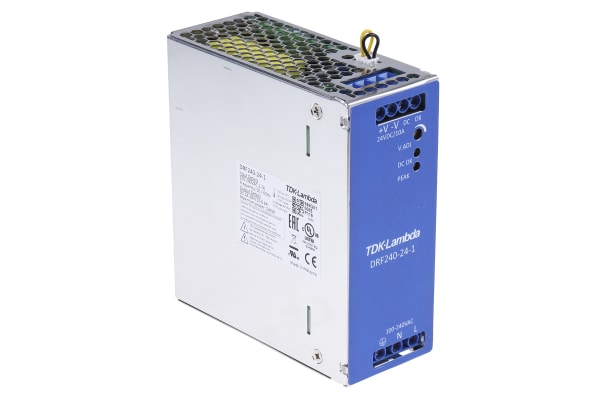 Product image for Din Rail Power supply 240W - 24V