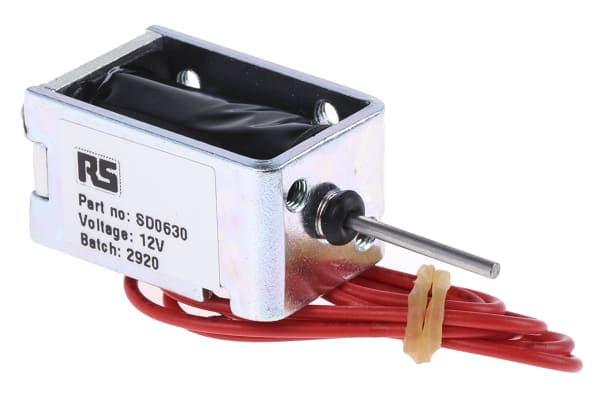 Product image for MINIATURE MONOSTABLE SOLENOID,3W 12VDC