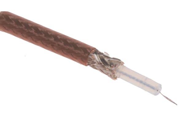 Product image for RS RG316 coaxial DT FEP brown 25m