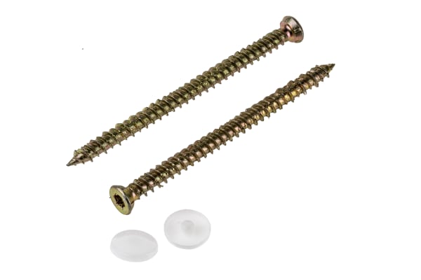 Product image for 6X100 CONCRETE SCREW ZINC & YELLOW