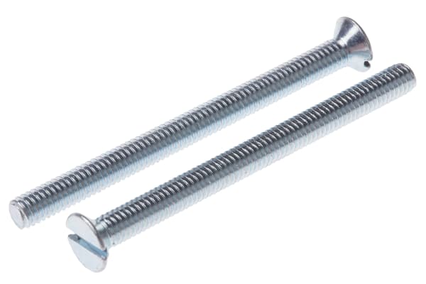 Product image for ZnPt stl slot csk head screw,M4x50mm