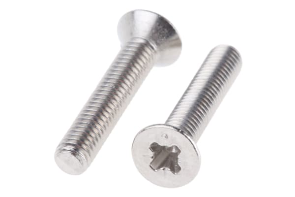 Product image for ZnPt stl cross csk head screw,M2.5x6mm