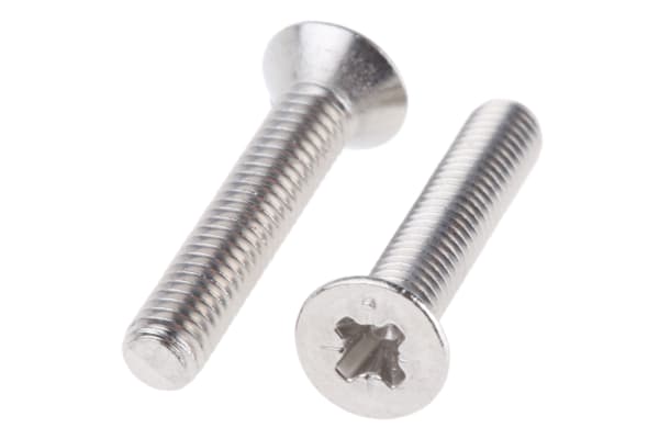 Product image for ZnPt stl cross csk head screw,M3.5x12mm