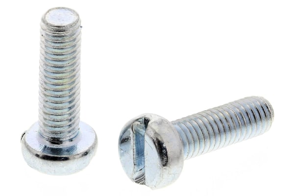 Product image for Slotted cheesehead steel screw M6x40mm