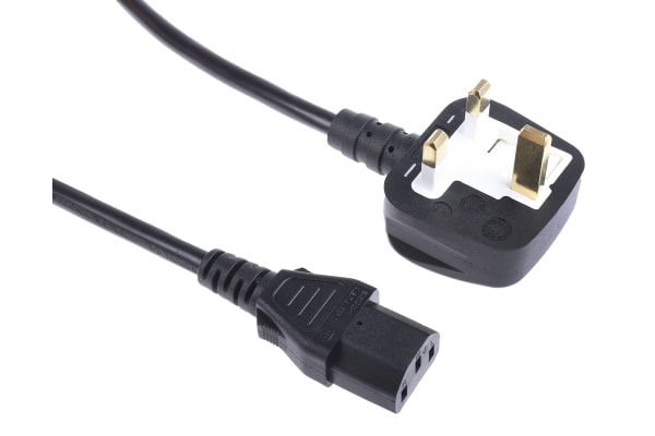 Product image for Power Cord C13 to UK BS1363 10m