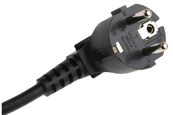 Product image for Power Cord CEE 7/7 one end 2.5m