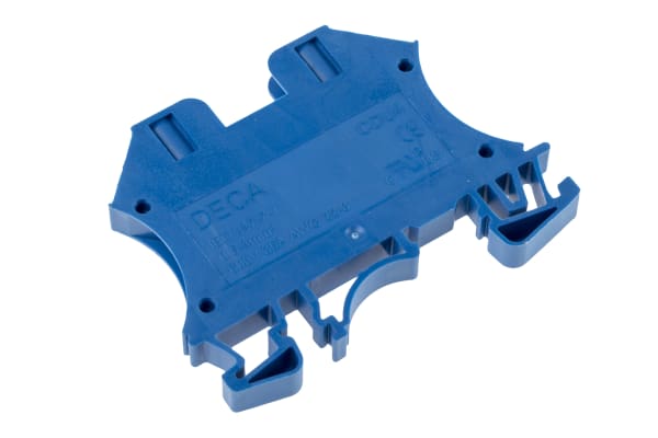 Product image for Screw Clamp Terminal Block, 4q.mm, Blue