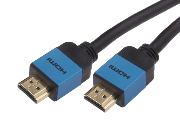 Product image for HDMI Cable, Slim Aluminium, Blue