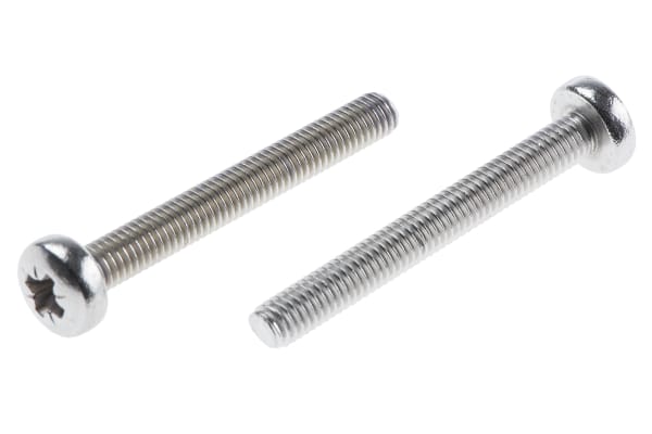 Product image for A2 s/steel cross pan head screw,M3x25mm