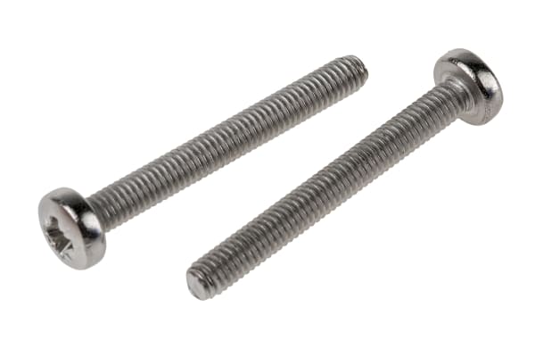 Product image for A2 s/steel cross pan head screw,M4x35mm