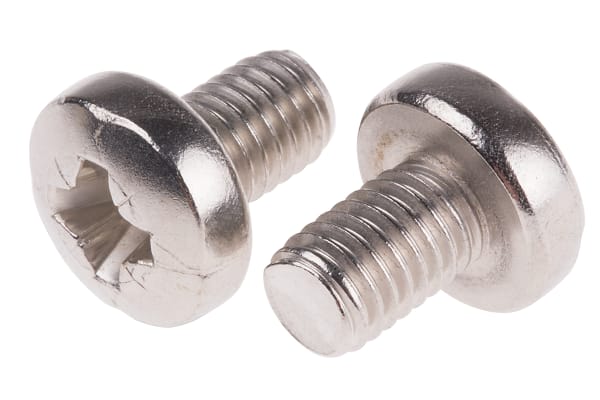 Product image for A2 S/STEEL CROSS PAN HEAD SCREW,M8X12MM