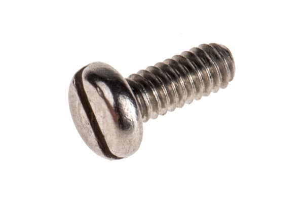 Product image for A2 s/steel slot pan head screw,M2x3mm
