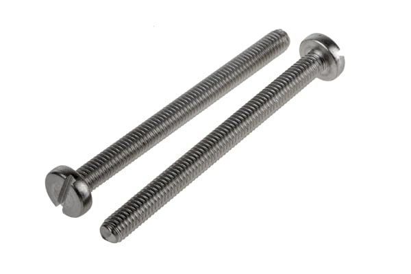 Product image for A2 s/steel slot pan head screw,M6x70mm