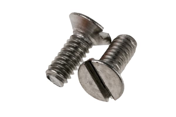 Product image for A2 s/steel slotted csk head screw,M2x5mm