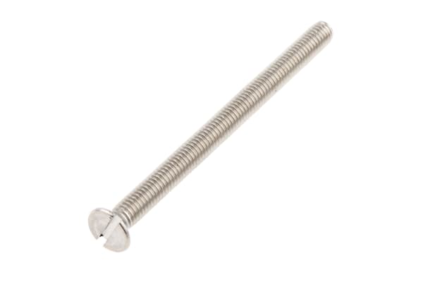 Product image for A2 s/steel slotted csk head screw,M3x40