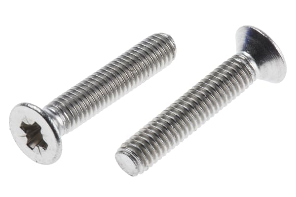 Product image for A2 s/steel cross csk head screw,M3x16mm