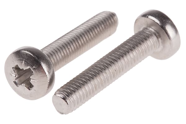 Product image for A4 s/steel cross pan head screw,M5x25mm