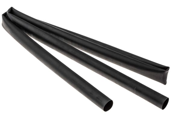 Product image for Thin wall tubing A/L 4:1 1.2m 16/4 black