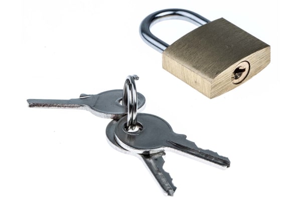 Product image for PADLOCK FOR MCB LOCK DEVICE (PACK OF 3)