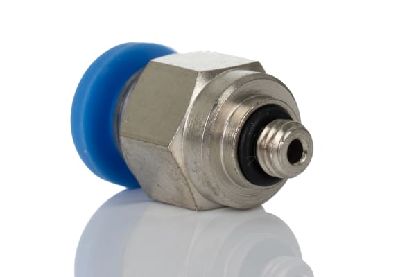 Product image for Straight Adaptor, M5 x 6 mm