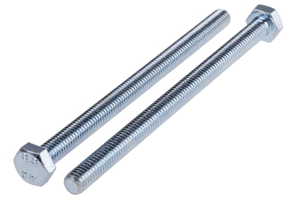 Product image for ZnPt stl high tensile set screw,M6x90