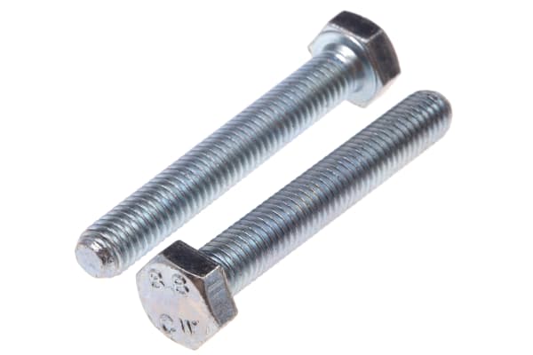 Product image for ZnPt stl high tensile set screw,M8x60