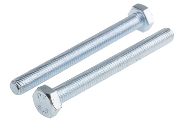 Product image for ZnPt stl high tensile set screw,M8x80