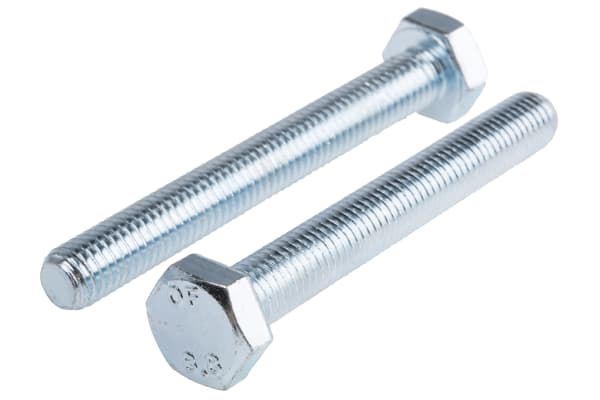 Product image for ZnPt stl high tensile set screw,M10x80