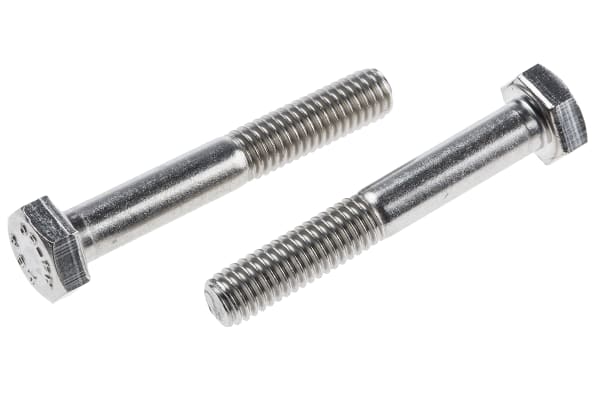 Product image for A2 s/steel hex head bolt M6 x 40mm