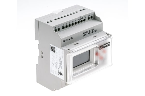 Product image for Logic Module w. Display 8I/4O 12-24V