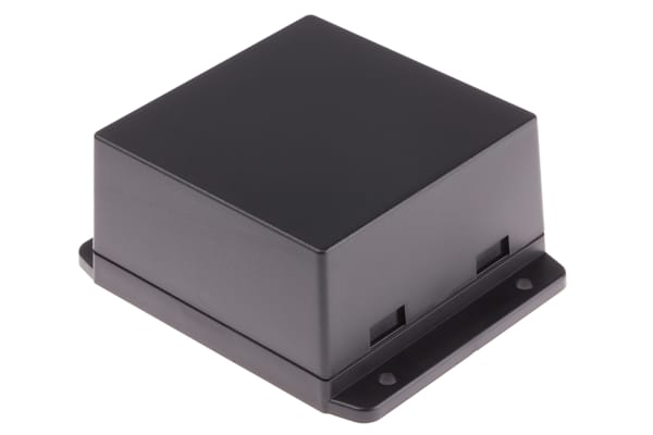 Product image for Flanged Utility Case, Black, 80x80x43mm