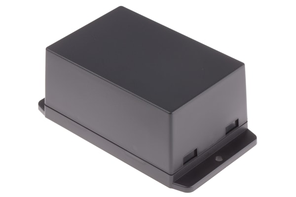 Product image for Flanged Utility Case, Black, 105x70x50mm