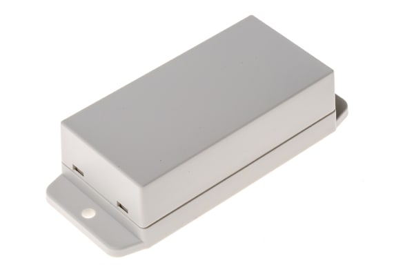 Product image for Flanged Utility Case, White, 90x45x27mm