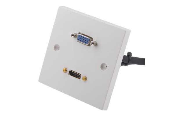 Product image for Single faceplate HDMI/SVGA stub