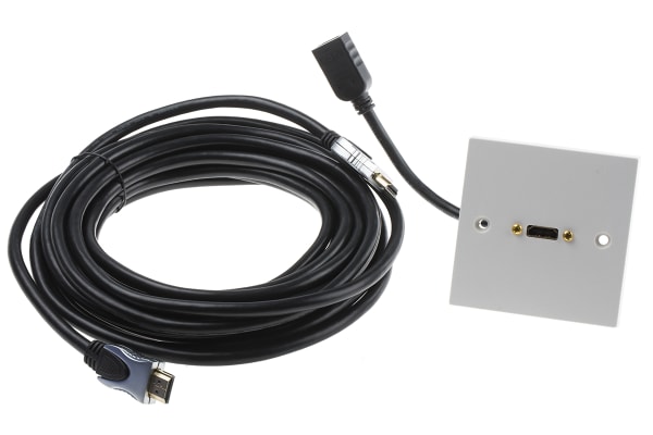 Product image for Single faceplate HDMI 7m