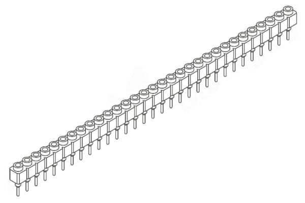 Product image for RECEPTACLE 2.54MM LOW PROFILE 32WAY