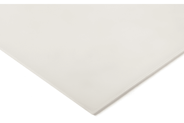 Product image for White polyethylene sheet,500x500x30mm