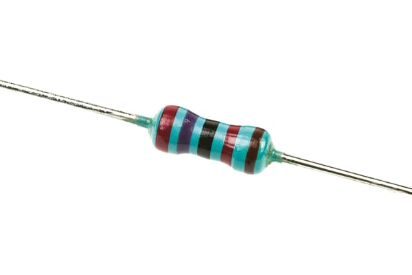 Product image for Metal film resistor,27K 0.6W