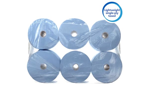 Product image for Kimberly Clark Scott® Rolled Hand Towels Rolled Blue 198 x 200mm Paper Towel, 7200 Sheets