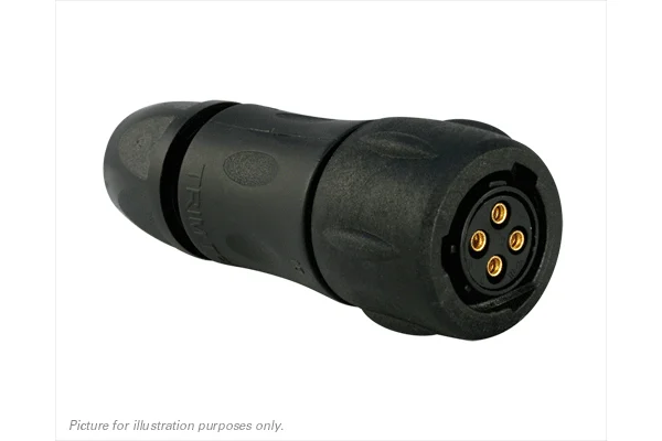 Product image for UTS FEM CABLE PLUG/BACKSHELL SIZE 10-4