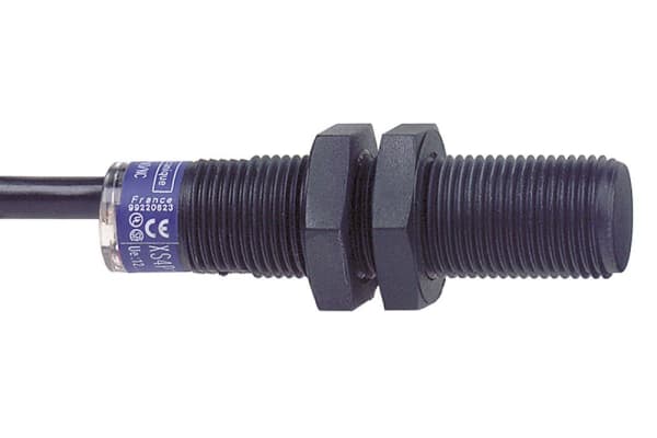 Product image for Telemecanique Sensors M12 x 1 Inductive Sensor - Barrel, Analogue Output, 4 mm Detection, IP67, Cable Terminal