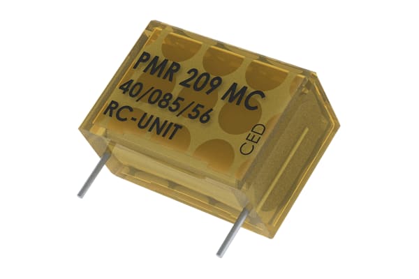 Product image for PMR209 PCB mount,0.1uF 47R250Vac